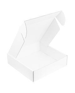 Perfect Packaging Premium White Postal boxes - 300 x 290 x 85 mm OD - Pack of 50