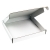 Kite White Cardboard Postal Boxes with Tuck-in-Flaps 260x245x43 mm External 240x240x40 mm Internal - Pack of 50